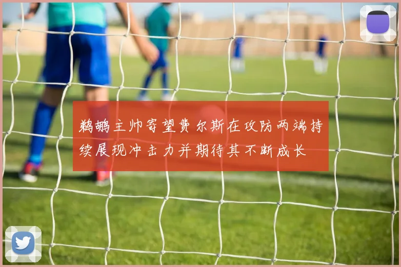 鹈鹕主帅寄望费尔斯在攻防两端持续展现冲击力并期待其不断成长