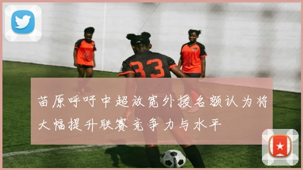 苗原呼吁中超放宽外援名额认为将大幅提升联赛竞争力与水平